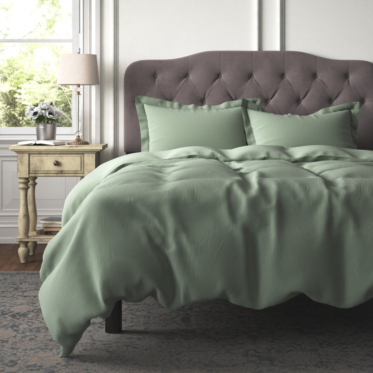 Kelly Clarkson Home Jubilee Pima Cotton 280 TC 3 Piece Duvet Cover Set & Reviews Wayfair Canada